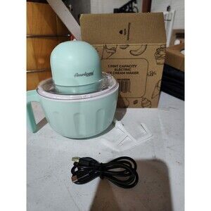 Americana Collection 1 Qt Electric Ice Cream Maker Quick Freeze Bowl EIM1205M